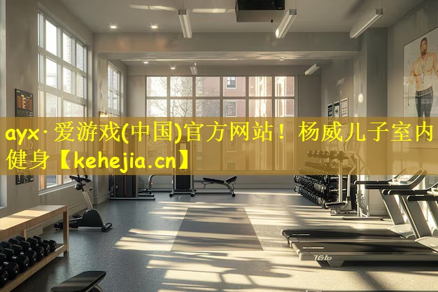 杨威儿子室内健身